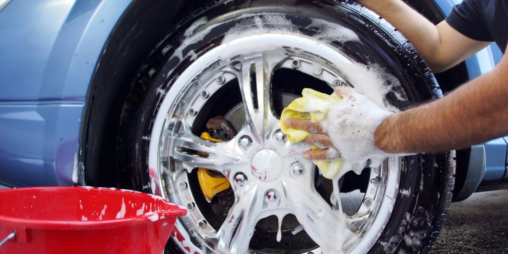 wheel washing