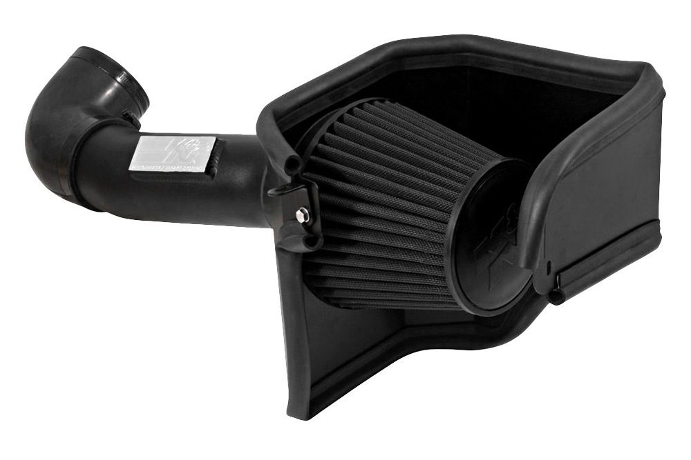 K&N® - 71 Series Aluminum Black Powder Coated Cold Air Intake