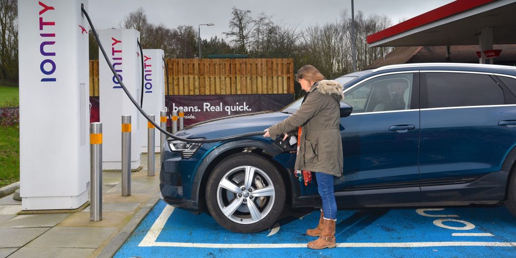 electric cars charging