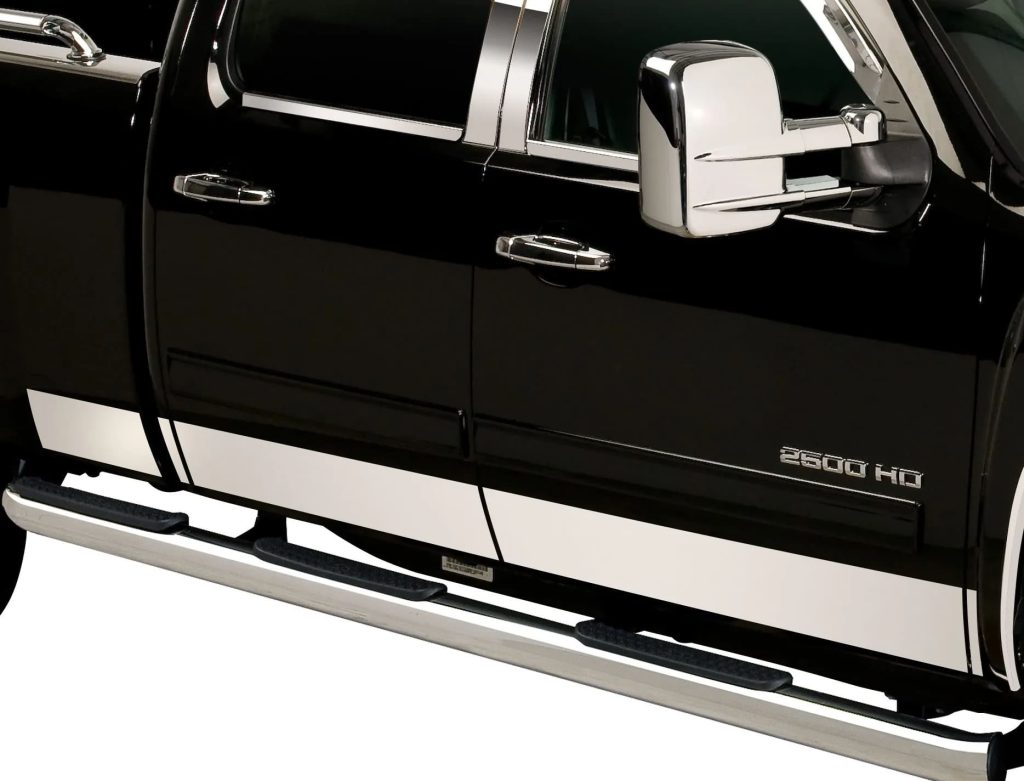 Putco Stainless Steel Rocker Panels Kit Close Up