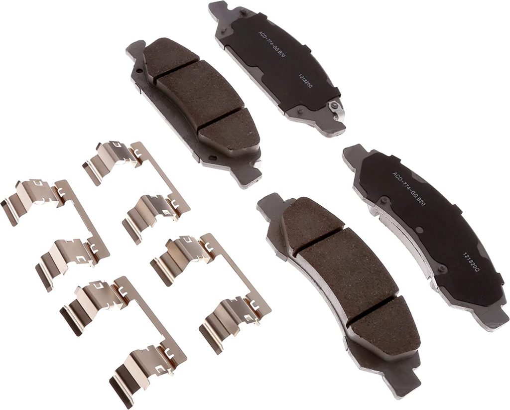 ACDelco Silver 14D1367ACH Ceramic Front Disc Brake Pad Set