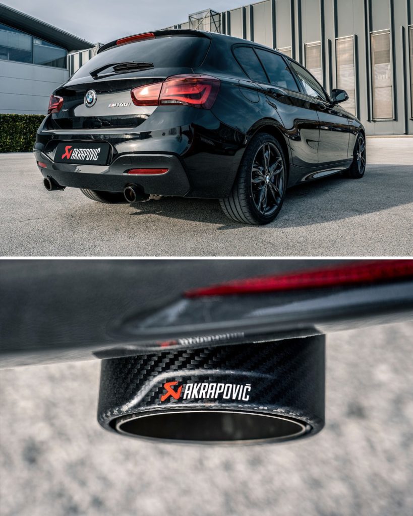 Akrapovič exhaust BMW M140i