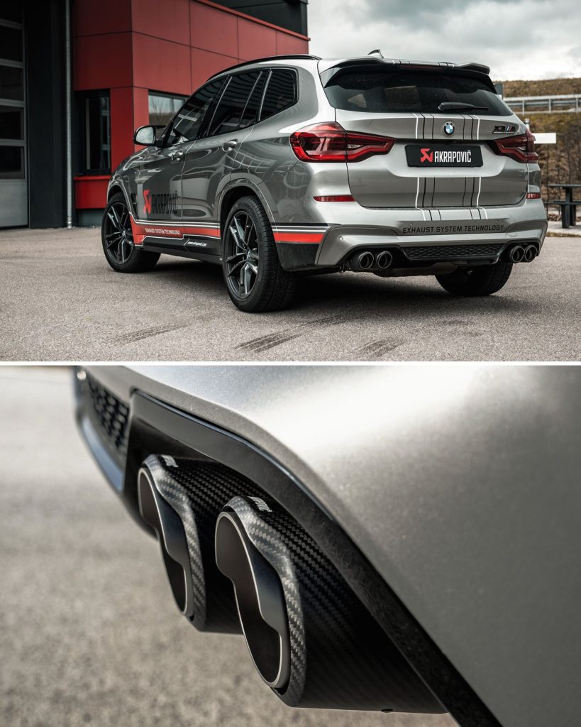 Akrapovič exhaust BMW X3