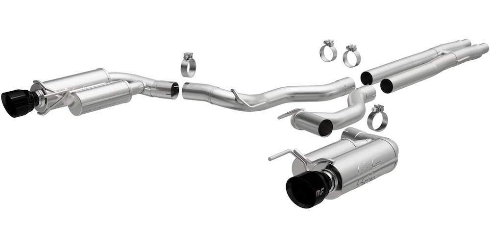 Mustang cat-back performance exhaust system dual
