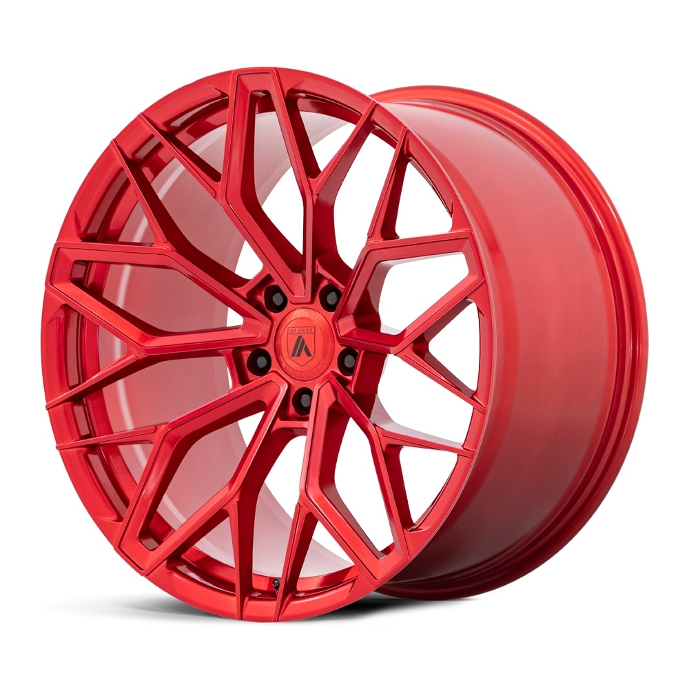 Asanti Black ABL-39 Candy Red wheel