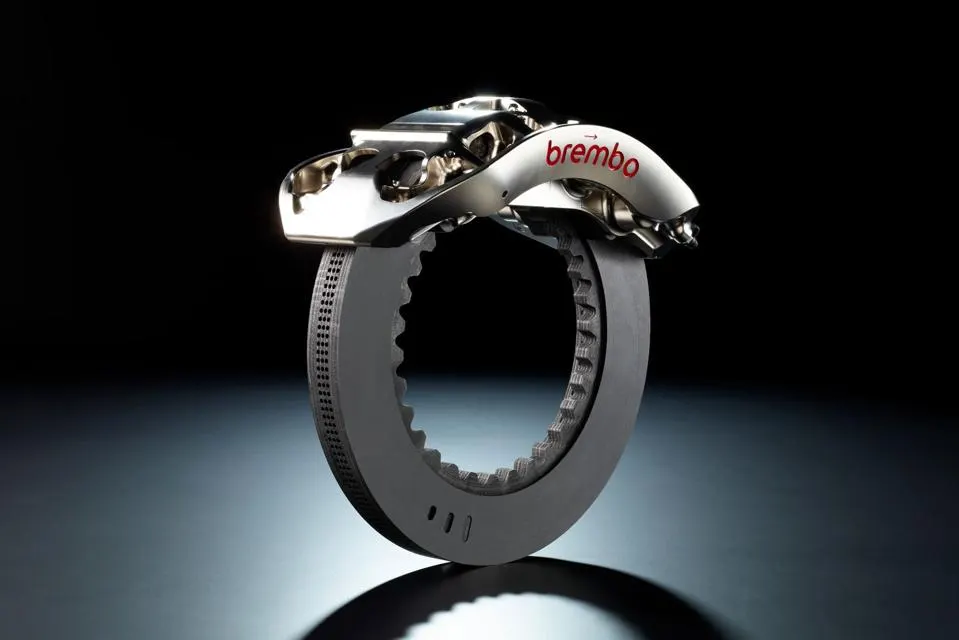 Brembo carbon-carbon braking system