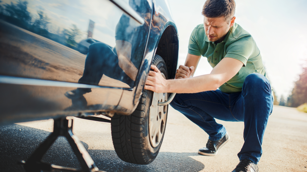 Replacing new tires