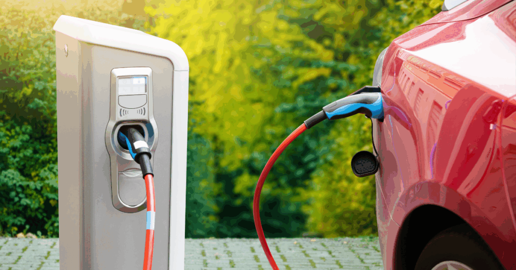 charging electro car