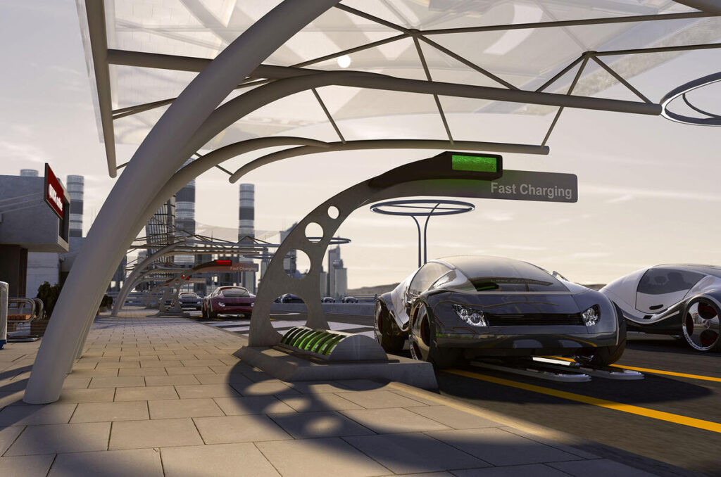 ev chargning station